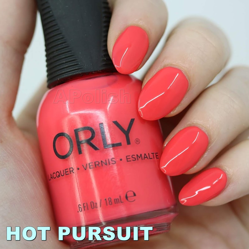 ORLY 2000051 HOT PURSUIT Bright Red Coral Crème