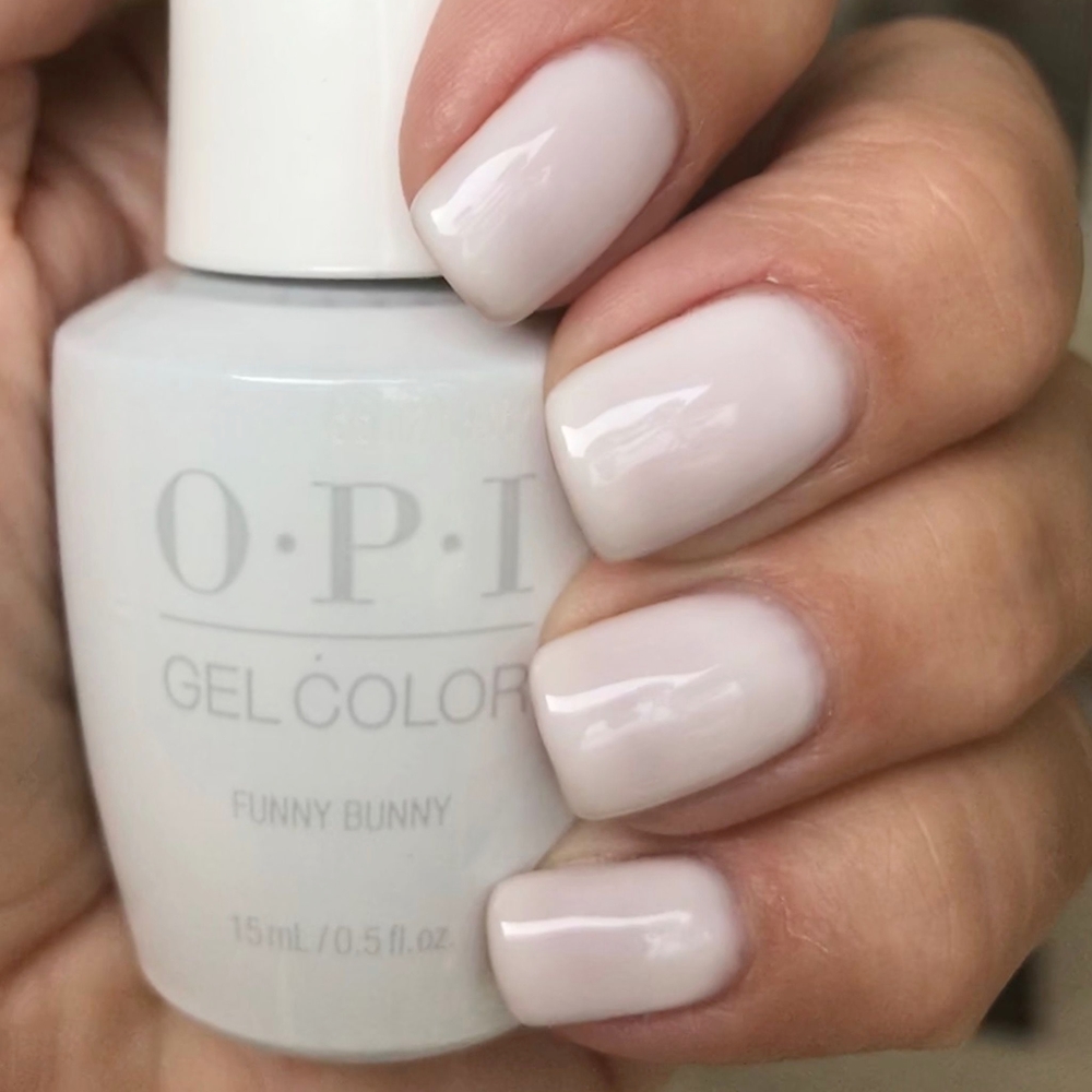 OPI GELCOLOR 照燈甲油 - GCH22 Funny Bunny 透白色